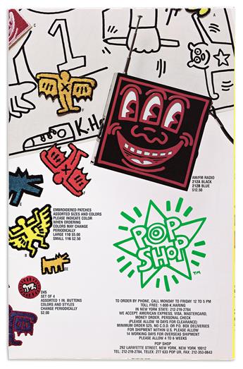 KEITH HARING (1958-1990) Pop Shop Mail Order Catalogues. Group of 4.
